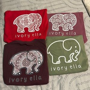 SIZE SMALL IVORY ELLA LONG SLEEVE BUNDLE